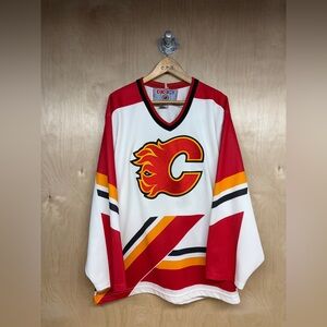 Vintage CCM  and White Hockey Jersey